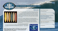 Desktop Screenshot of classicbingsurfboards.com